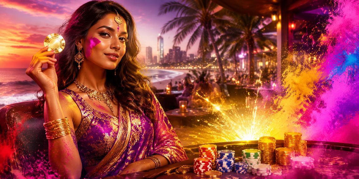 Vibrant Holi festival celebrations with VIP entertainment in Goa